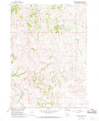 Wounded Knee 1967 topographic map thumbnail