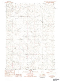 Black Banks Creek West 1982 topographic map thumbnail