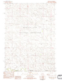 Crowe Dam 1982 topographic map preview