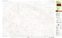 Ecoffey Lake 1981 topographic map thumbnail