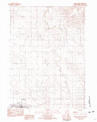 Winner North 1982 topographic map thumbnail
