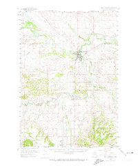 Belle Fourche 1958 topographic map thumbnail