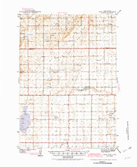 Crow Lake 1942 topographic map thumbnail