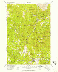 Custer 1956 topographic map thumbnail