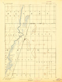 Hecla 1894 topographic map thumbnail