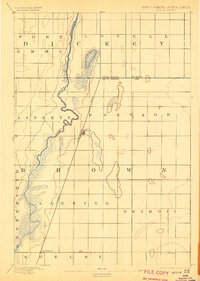 Hecla 1894 topographic map thumbnail