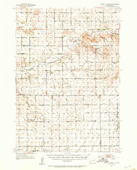 Kimball North 1951 topographic map thumbnail