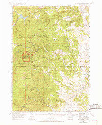 Mount Rushmore 1954 topographic map thumbnail