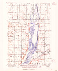 White Rock 1915 topographic map thumbnail