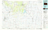 Hot Springs 1985 topographic map thumbnail