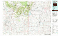 Hot Springs 1985 topographic map preview