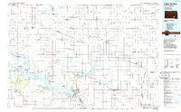 Lake Andes 1986 topographic map thumbnail