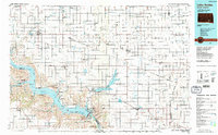Lake Andes 1986 topographic map thumbnail