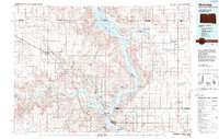 Mobridge 1985 topographic map thumbnail