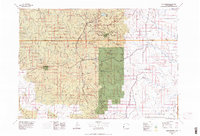 Mount Rushmore 1977 topographic map thumbnail