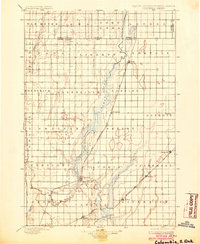 Columbia 1896 topographic map thumbnail