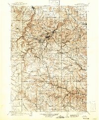 Deadwood 1916 topographic map thumbnail