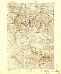 Deadwood 1916 topographic map thumbnail