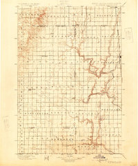 Ellendale 1899 topographic map thumbnail