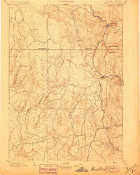 Harney Peak 1896 topographic map thumbnail