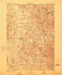 Harney Peak 1901 topographic map thumbnail