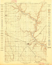 Olivet 1898 topographic map thumbnail