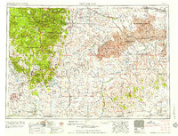 Hot Springs 1955 topographic map preview