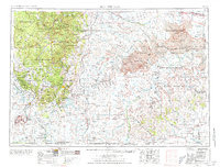 Hot Springs 1955 topographic map thumbnail