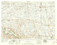 Huron 1953 topographic map thumbnail
