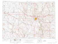 Sioux Falls 1955 topographic map thumbnail