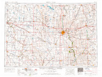 Sioux Falls 1955 topographic map thumbnail