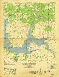 Allanton 1947 topographic map thumbnail