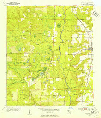 Altha West 1952 topographic map thumbnail