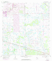 Alva SE 1958 topographic map thumbnail