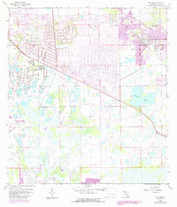 Alva SW 1958 topographic map thumbnail