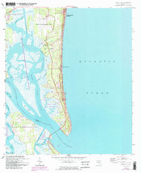 Amelia City 1958 topographic map thumbnail