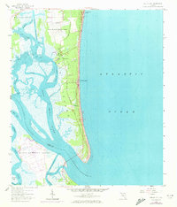 Amelia City 1958 topographic map thumbnail