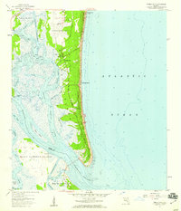 Amelia City 1958 topographic map thumbnail