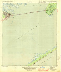 Apalachicola 1943 topographic map thumbnail