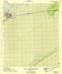 Apalachicola 1943 topographic map thumbnail