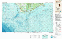 Apalachicola 1988 topographic map thumbnail