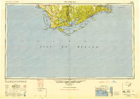 Apalachicola 1949 topographic map thumbnail