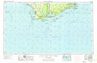Apalachicola 1957 topographic map thumbnail