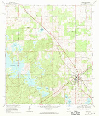 Archer 1968 topographic map preview