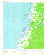 Aripeka 1954 topographic map preview