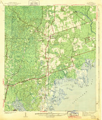 Arran 1943 topographic map thumbnail