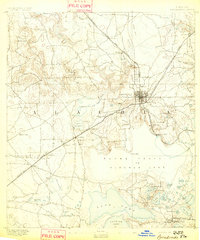 Arredondo 1892 topographic map preview
