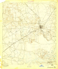 Arredondo 1894 topographic map preview