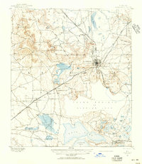 Arredondo 1890 topographic map preview
