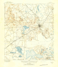 Arredondo 1890 topographic map preview